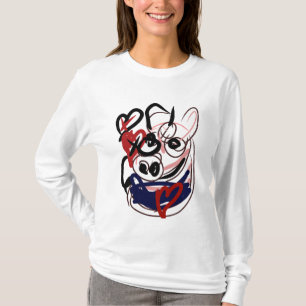 Pig X hearts T-Shirt