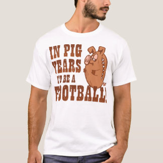Pig Years Football T-Shirt