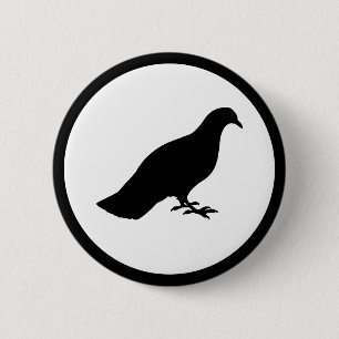 Pigeon 6 Cm Round Badge