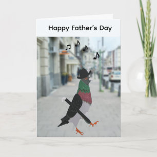 Pigeon About Town Editable Funny Father’s Day Card
