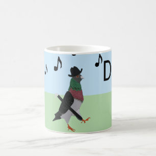 Pigeon About Town Editable Funny Father’s Day  Coffee Mug