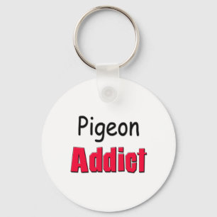 Pigeon Addict Key Ring