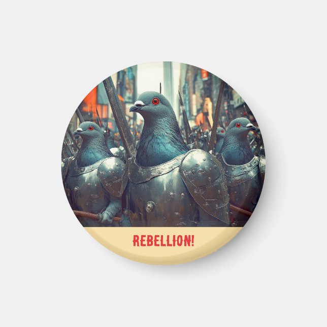 Pigeon Army Magnet (Front)