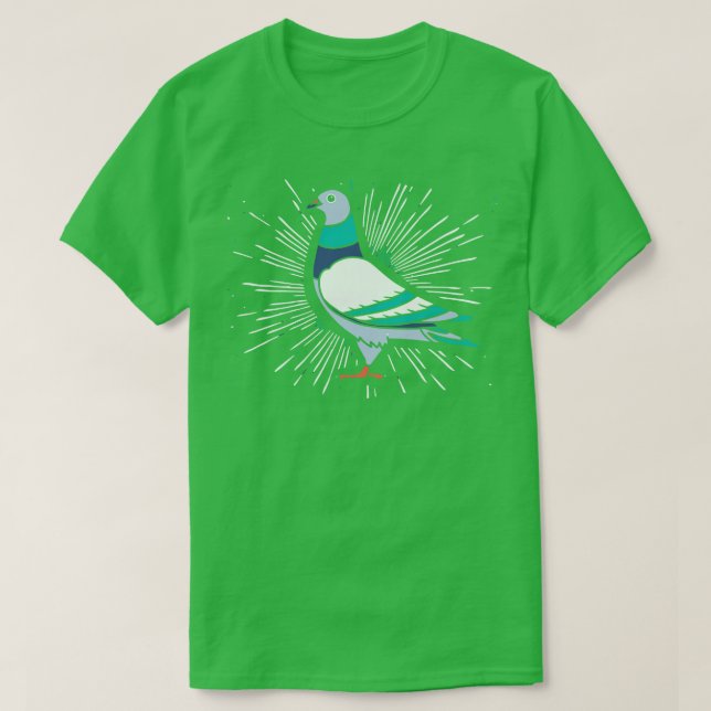 Pigeon Bird Animal T-Shirt (Design Front)