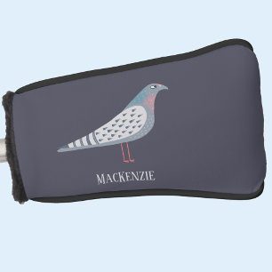 Pigeon Bird Personalised Golf Head Cover