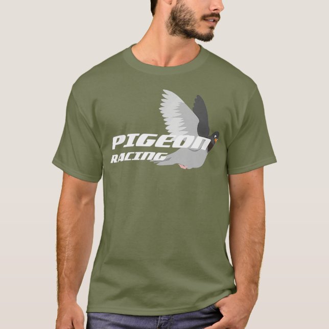 Pigeon Breeder Pigeon Racing Gift T-Shirt (Front)