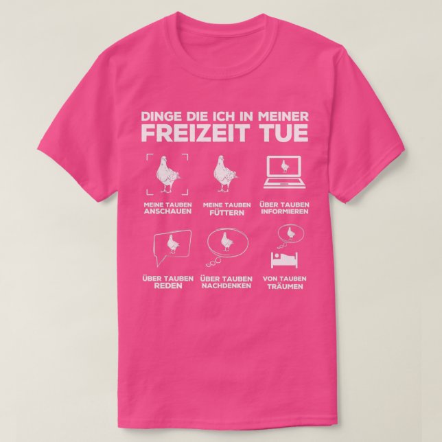 Pigeon Breeding Pigeon Fanciers Pigeons 2 T-Shirt (Design Front)