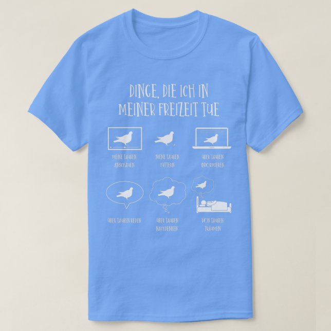 Pigeon Breeding Pigeon Fanciers Pigeons 6 T-Shirt (Design Front)