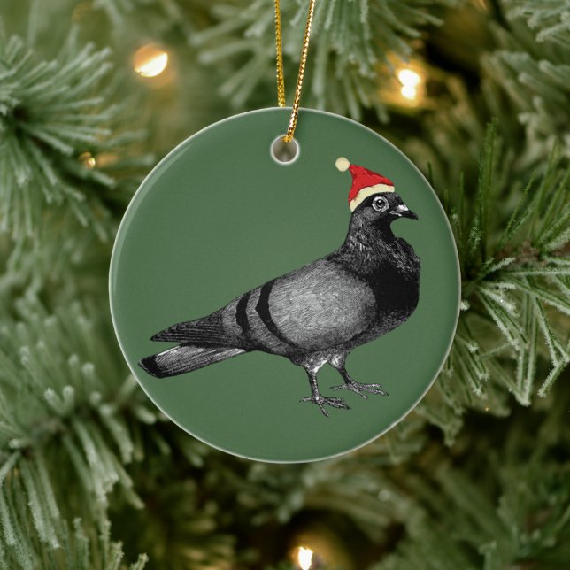 pigeon christmas ceramic tree decoration (Tree)