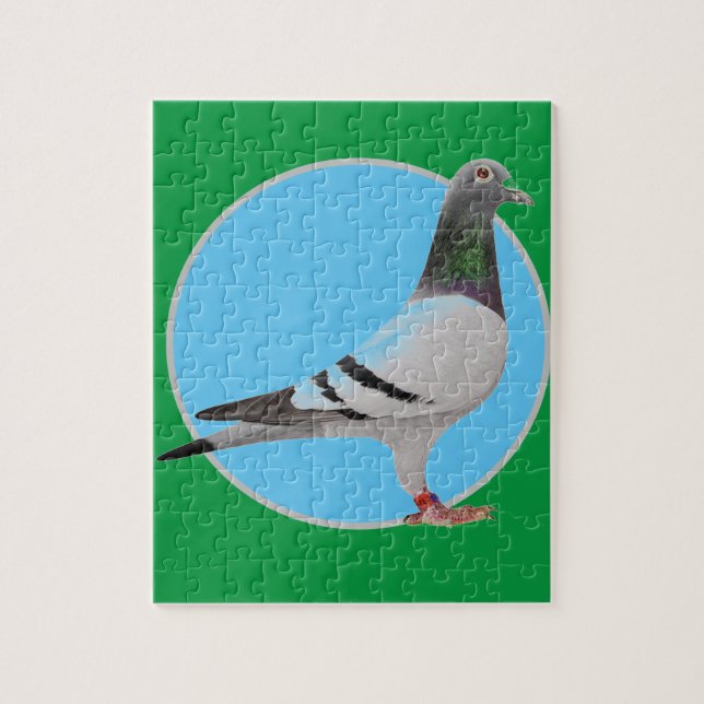 pigeon design jigsaw puzzle. puzzle (Vertical)