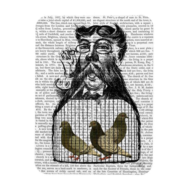 Pigeon Fancier Magnet (Vertical)