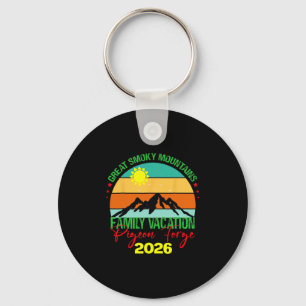 Pigeon Forge Great Smoky Mountains Family Vacation Key Ring