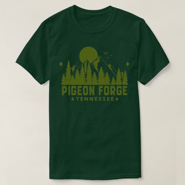 Pigeon Forge Tennessee Mountain Souvenir 2 T-Shirt (Design Front)