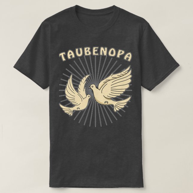 Pigeon Grandpa T-Shirt (Design Front)