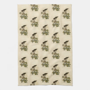 Pigeon Hawk (Merlin) - Audubon's Birds of America Tea Towel