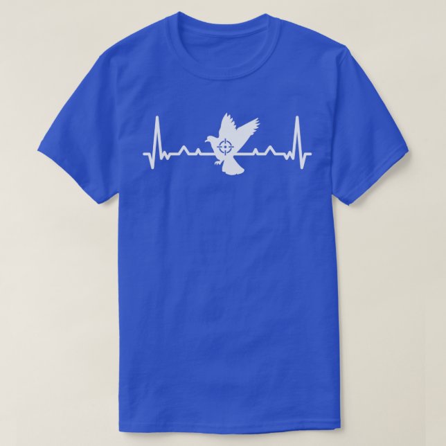 Pigeon Heartbeat Hunting Gift 1 T-Shirt (Design Front)