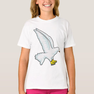 Pigeon Ice skating Ice skates T-Shirt