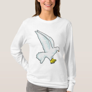 Pigeon Ice skating Ice skates T-Shirt