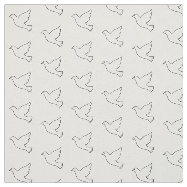 Pigeon Icon Fabric (Swatch)