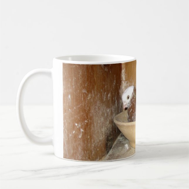 Pigeon in Her Nest Bowl Mug (Left)