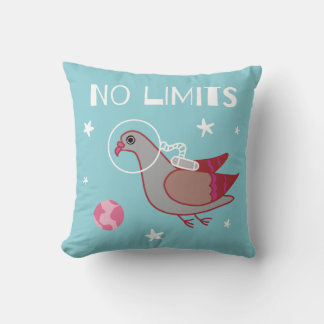 Pigeon in space No Limits Cushion