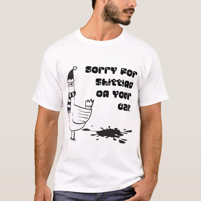 pigeon, joke, meme, quote, funny, humour, christma T-Shirt (Front)