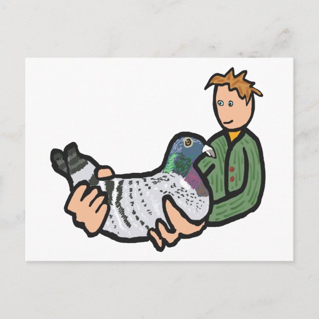 Pigeon Keeping Postcard (Front)