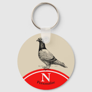 Pigeon Key Ring