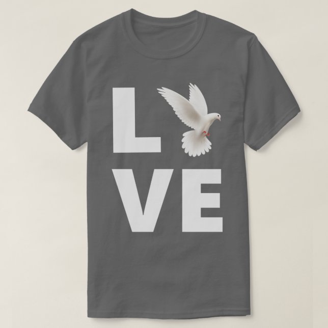 Pigeon Lover Gift T-Shirt (Design Front)