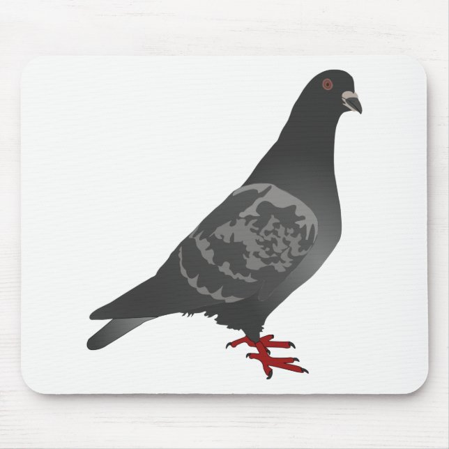 Pigeon Mouse Pad (Front)