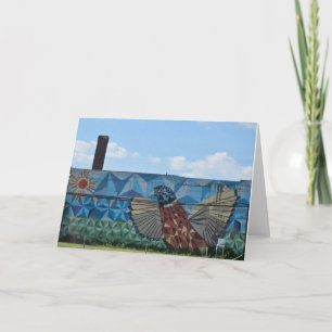 Pigeon mural - Detroit, Michigan Card