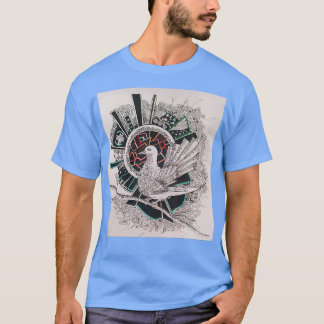 pigeon pen art drawing of Pigeon pigeon art s pige T-Shirt