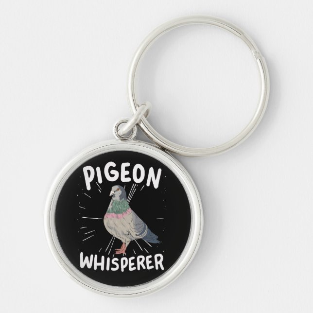 Pigeon - Pigeon Whisperer Key Ring (Front)