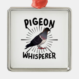 Pigeon - Pigeon Whisperer Metal Tree Decoration