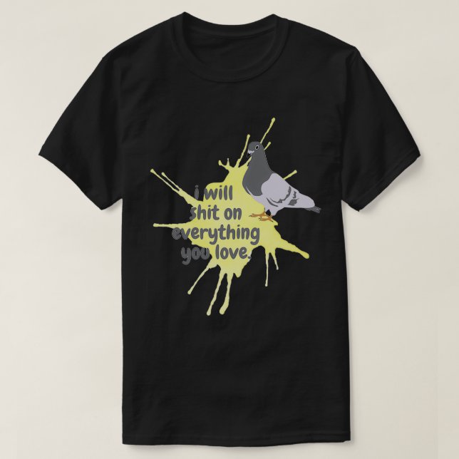 pigeon pledge T-Shirt (Design Front)