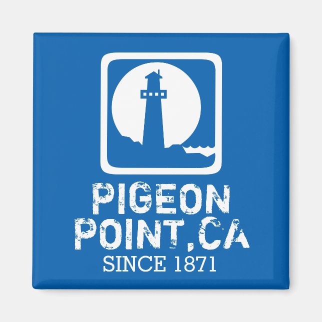 Pigeon Point California Magnet (Front)
