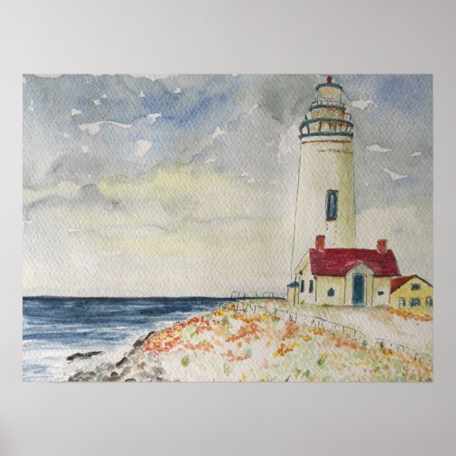 Pigeon Point Lighthouse Calafonia Poster (Front)