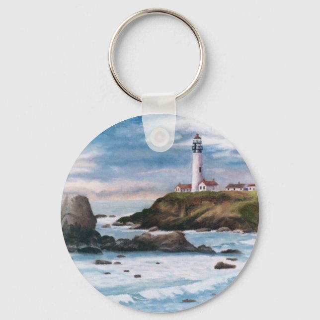 Pigeon Point Lighthouse Keychain (Front)