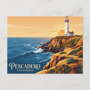 Pigeon Point Lighthouse USA Postcard