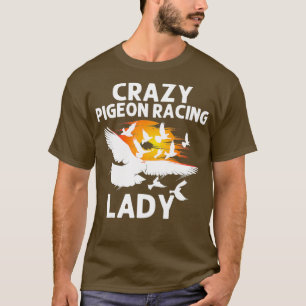 Pigeon Racing Gift For Women Grandma Homing T-Shirt