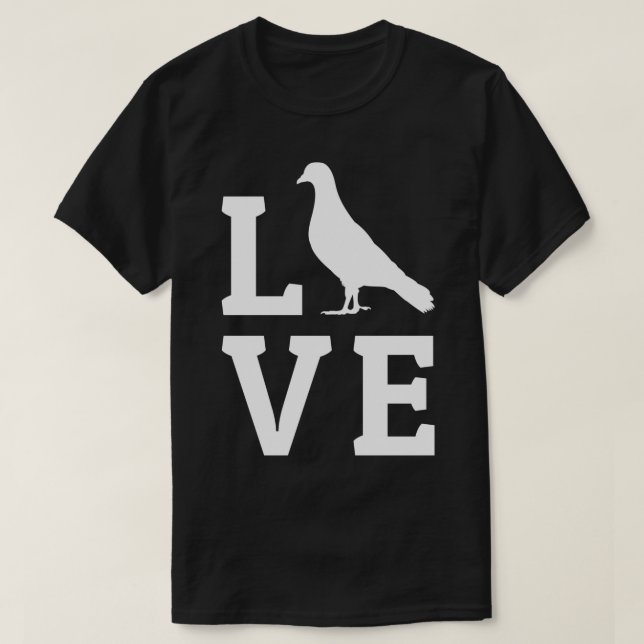 Pigeon Racing Lover Breeder Fancier Breeding Funny T-Shirt (Design Front)