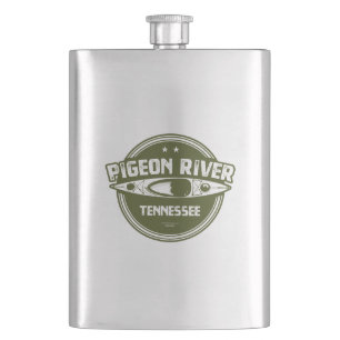 Pigeon River, Tennessee Hip Flask