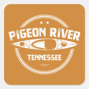 Pigeon River, Tennessee Square Sticker