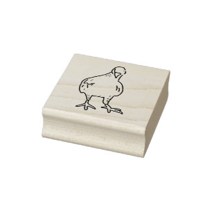 Pigeon rubber stamp, city bird stamp