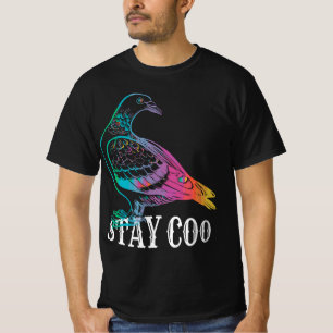 Pigeon Stay Coo Funny Love Pigeons Birds Lover Gif T-Shirt