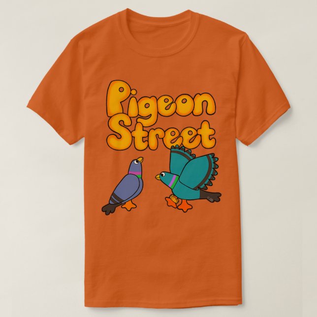 Pigeon Street T-Shirt (Design Front)