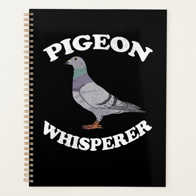 Pigeon Whisperer Pigeon Racing Gift Pigeon Planner (Front)