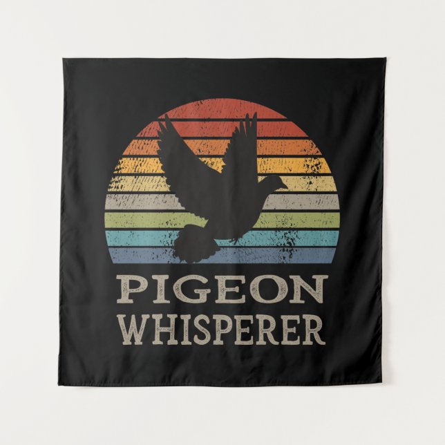 Pigeon Whisperer Tapestry (Front)