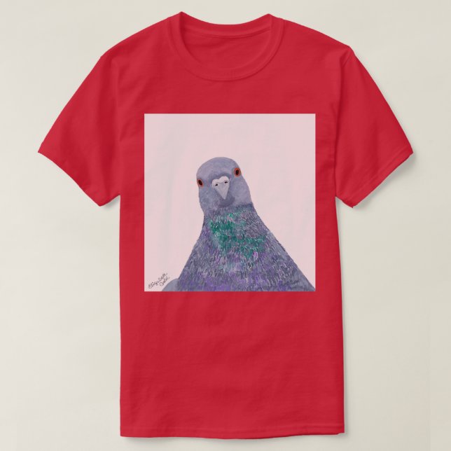 Pigeon Wild Rock Dove Bird T-Shirt (Design Front)