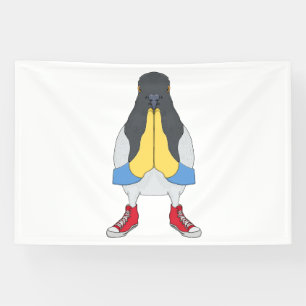 Pigeon with Shoes Banner